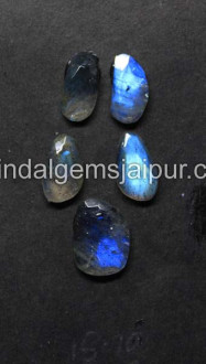 Blue Labradorite Rose Cut Slices